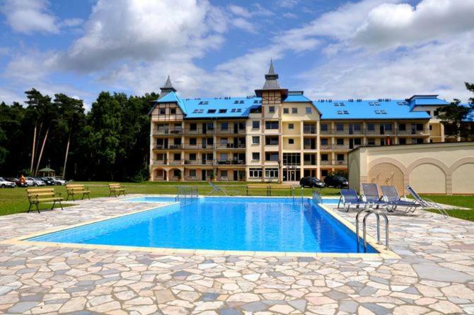 Amber Blue Mare Apartment Łukęcin Bagian luar foto